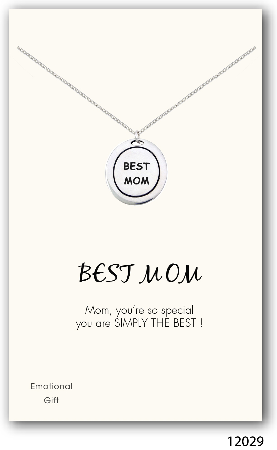 Best mom silver pendant